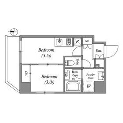 クオリタス住吉の物件間取画像